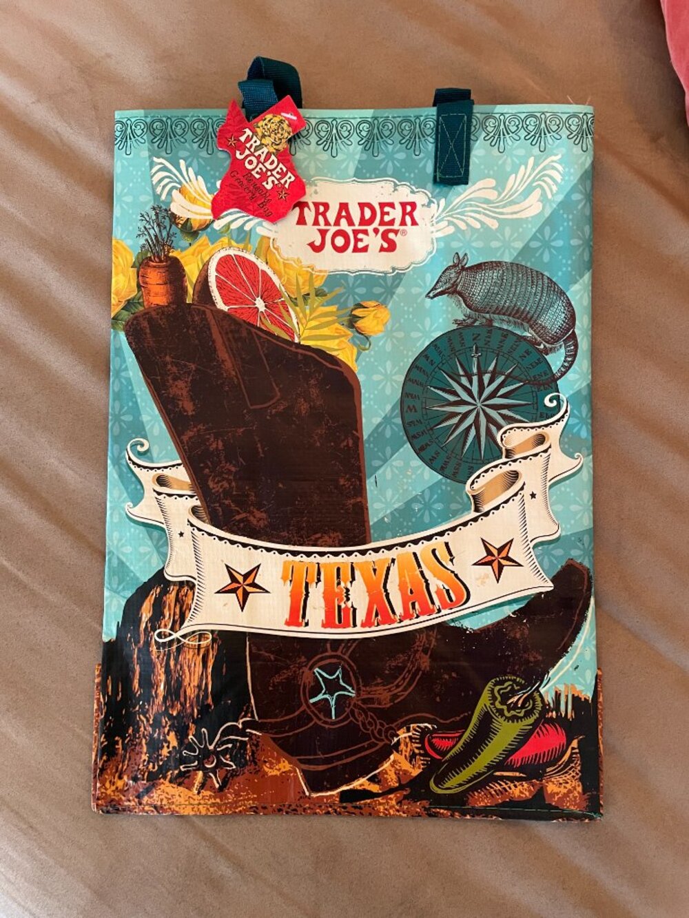 Trader Joes TX Texas State Limited Edition Tote Bag